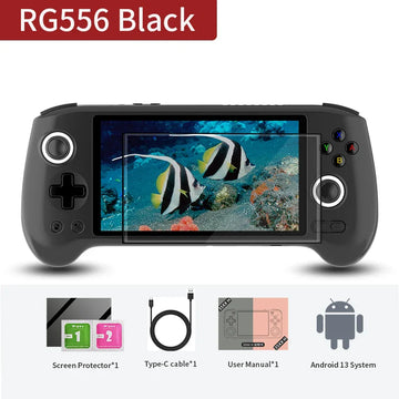 ANBERNIC RG556 Retro Handheld Game Console Unisoc T820 Android 13 5.48 inch 5500mAh WIFI Bluetooth